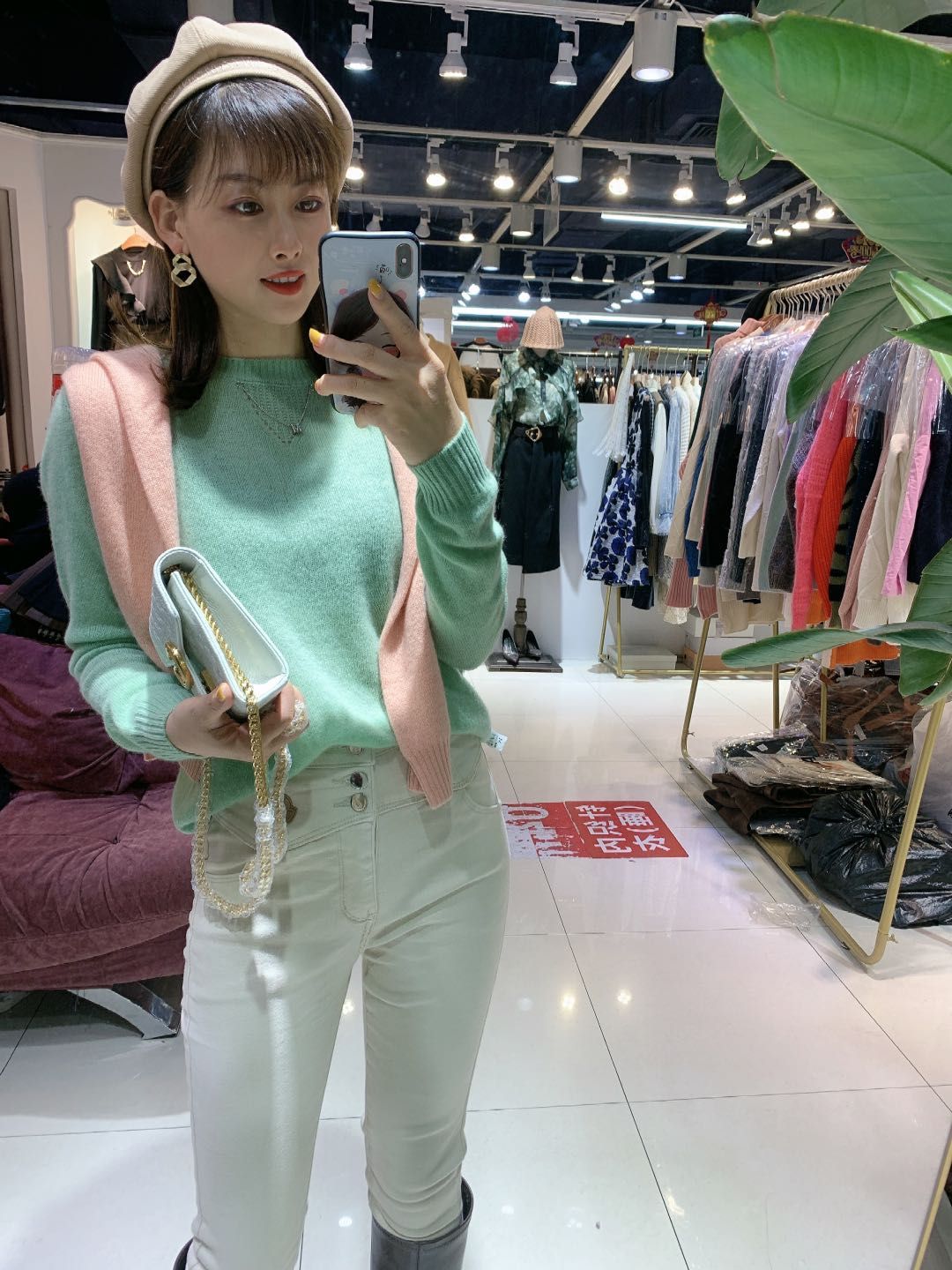 新款秋款女装休闲时尚潮流精品大码碧绿色上衣外套