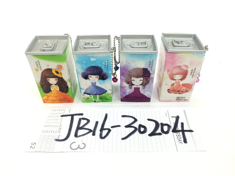 漫画少女4色混方罐湿纸巾便携创意湿巾抽纸车载