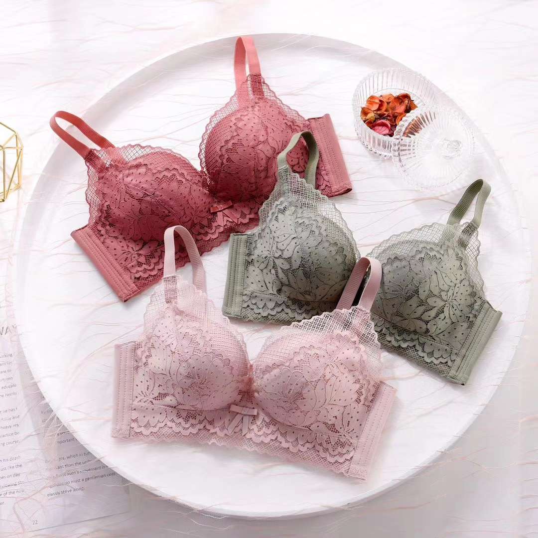 Undergarment women's bras without underwire, small breasts, adjustable thickened bra, enlarging appearance, breast top support, anti-sagging bra 356