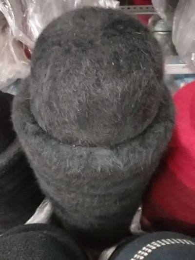 Rabbit Hair Hat Black