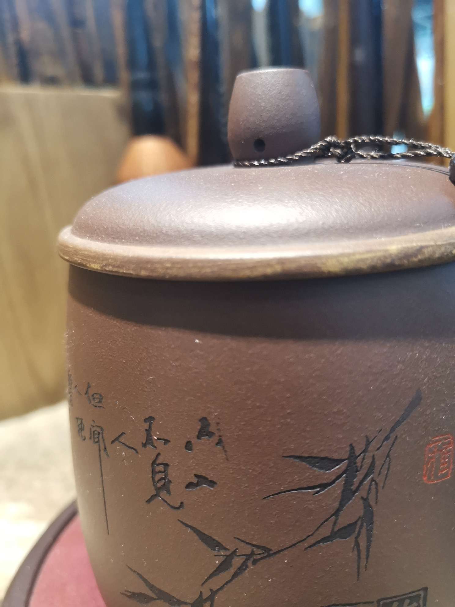 竹韵清风系列紫砂中国风紫砂宜兴紫砂细节图