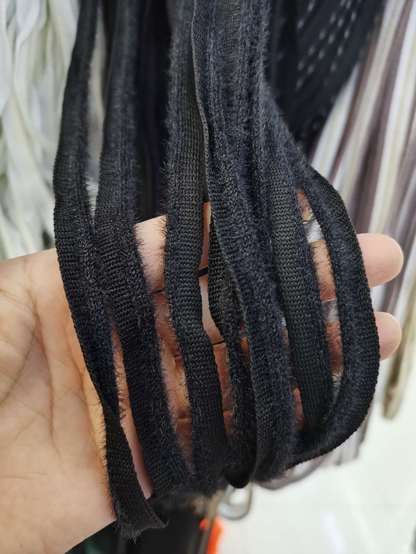 Mink wool woven strap, master strap for the hem of the trousers pic 7