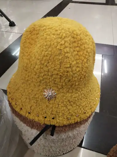 Wool Wool Beaded Hat