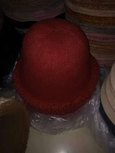 Caramel Cap With Wool Edge