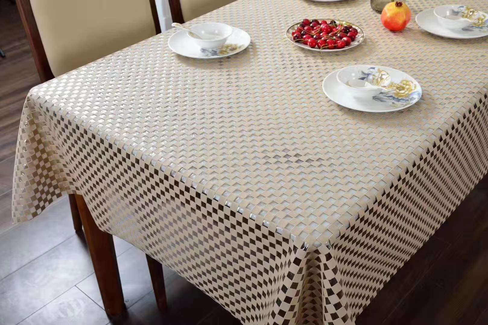 新款欧式半透明台布