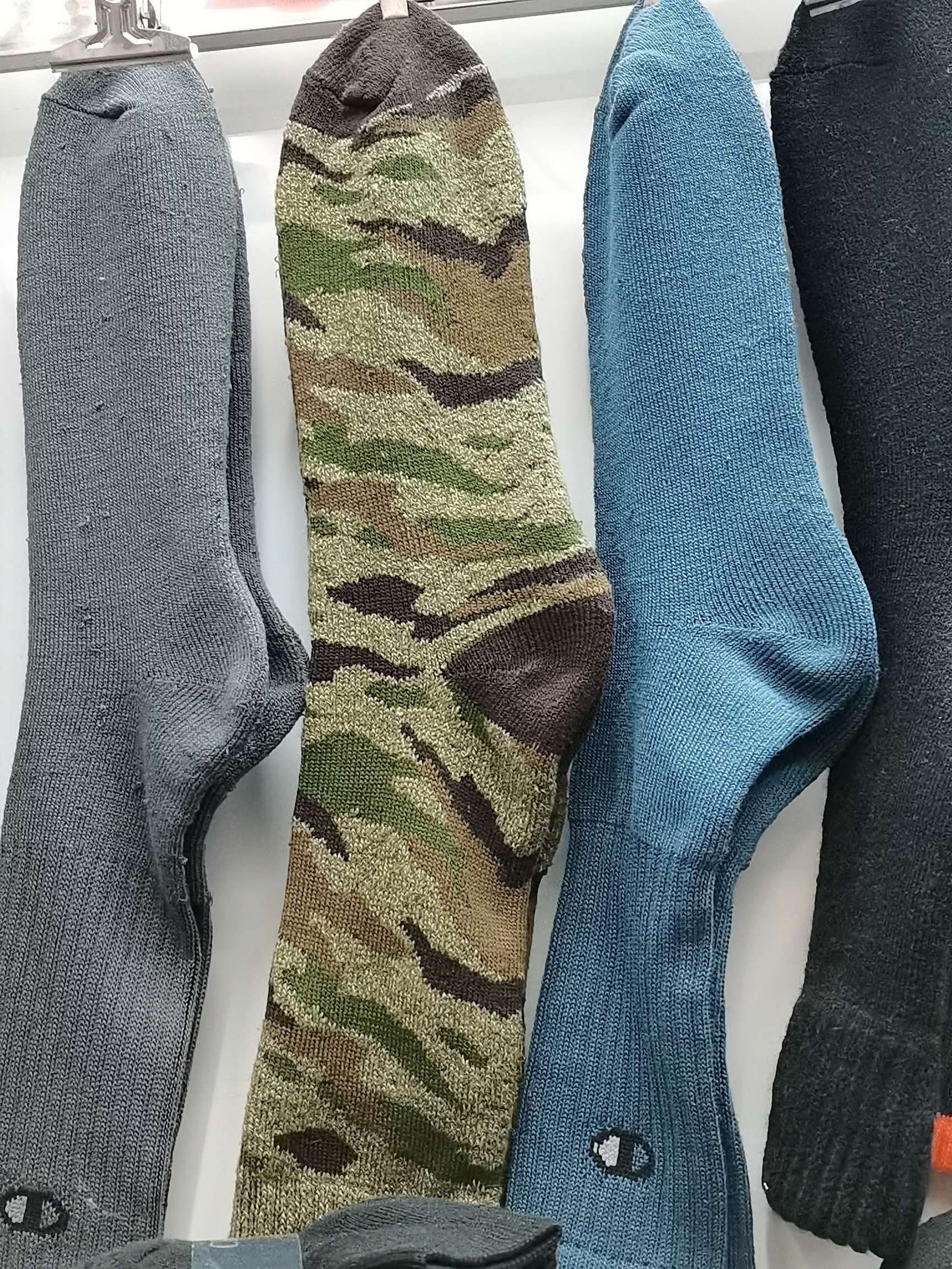 Army green pure cotton socks thumbnail