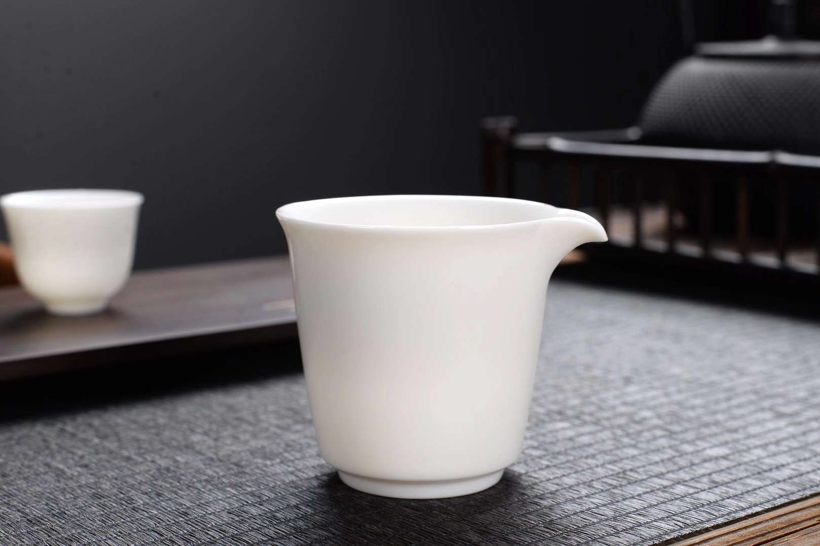 10 Head Mutton Fat Jade Tea Set, Ceramic Tea Set Tao Li Home 005 undefined