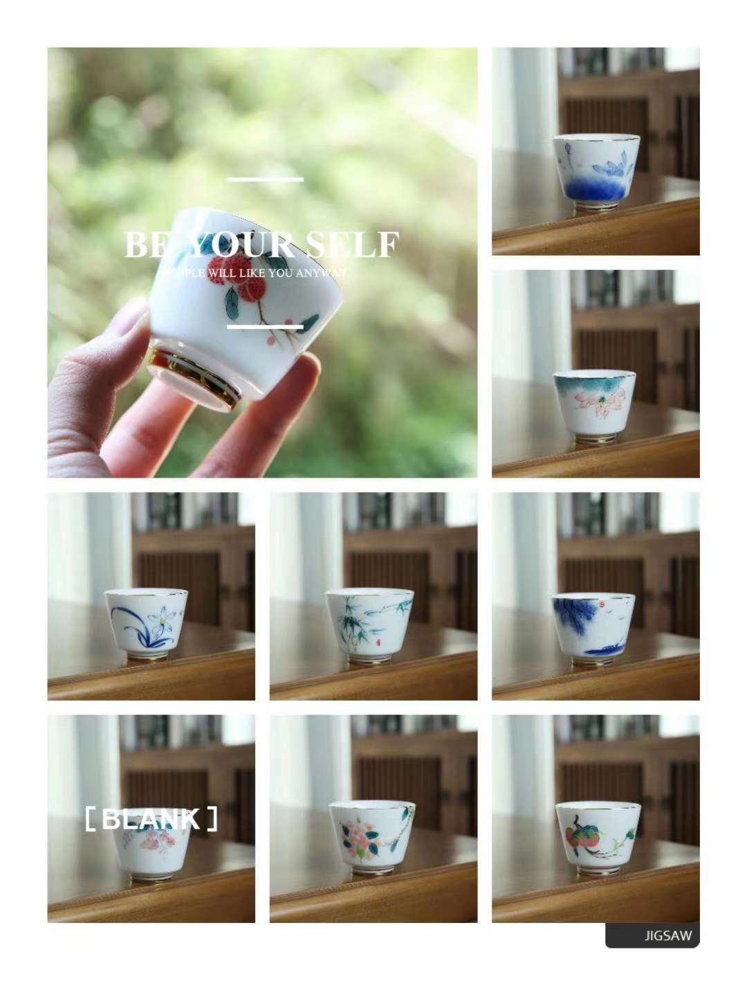 Cerámica pintada a mano single tazas, set de té, master tazas undefined