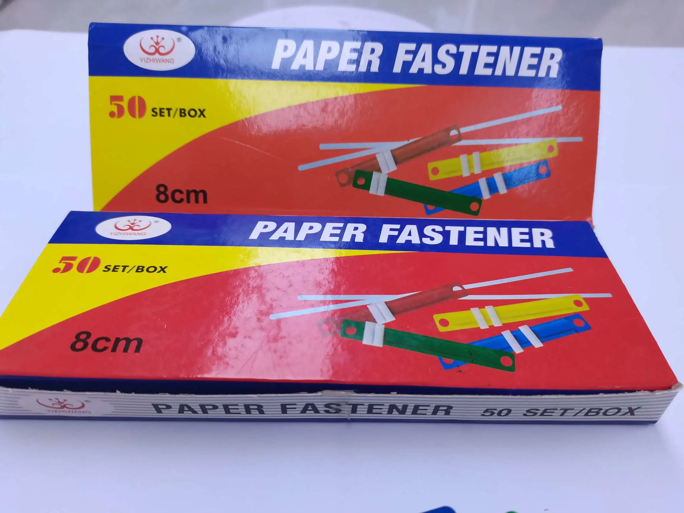 Yizhi King 2004 plastic binding clips, 50 sets per box. detail image 3