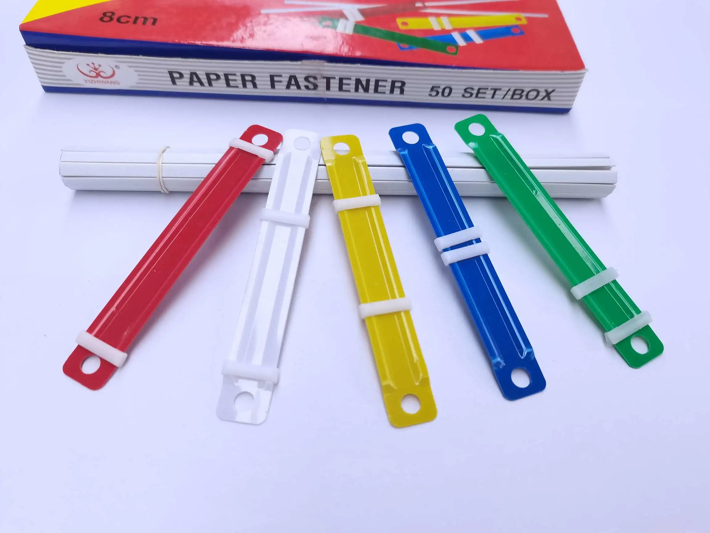 Yizhi King 2004 plastic binding clips, 50 sets per box. detail image 4