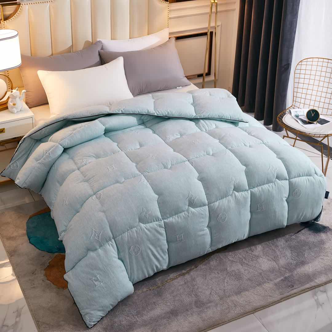 义乌好货100支长绒棉四件套多件套纯棉四件套全棉被子被套春秋被礼品被婴儿双层纱套件天然乳胶床垫乳胶商超促销被礼品被跑量被详情图14