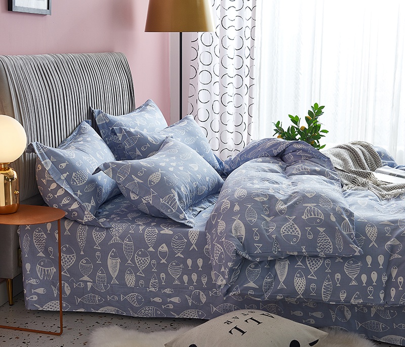 义乌好货100支长绒棉四件套多件套纯棉四件套全棉被子被套春秋被礼品被全棉双层纱套件婴儿纱布四件套详情图7