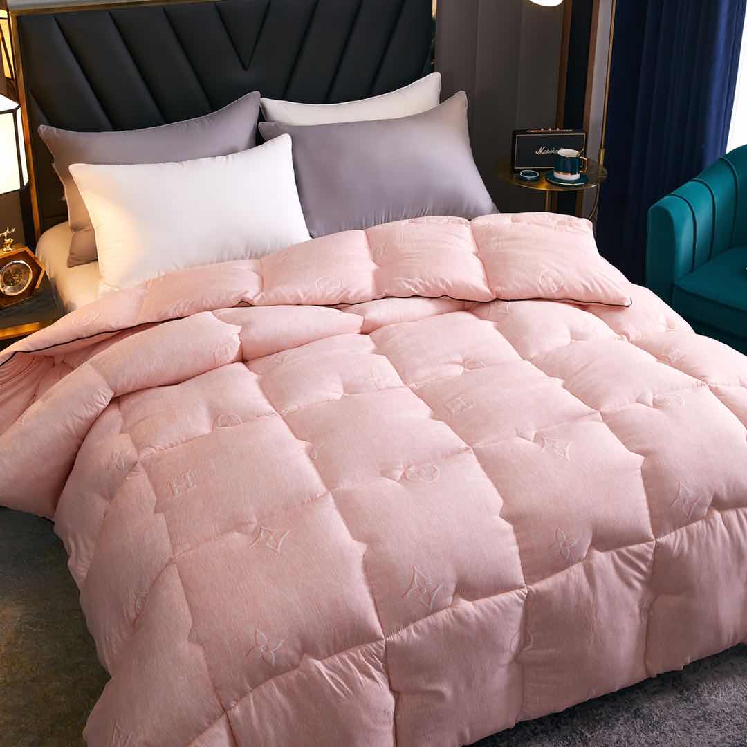 义乌好货100支长绒棉四件套多件套纯棉四件套全棉被子被套春秋被礼品被婴儿双层纱套件天然乳胶床垫乳胶商超促销被礼品被跑量被详情图1