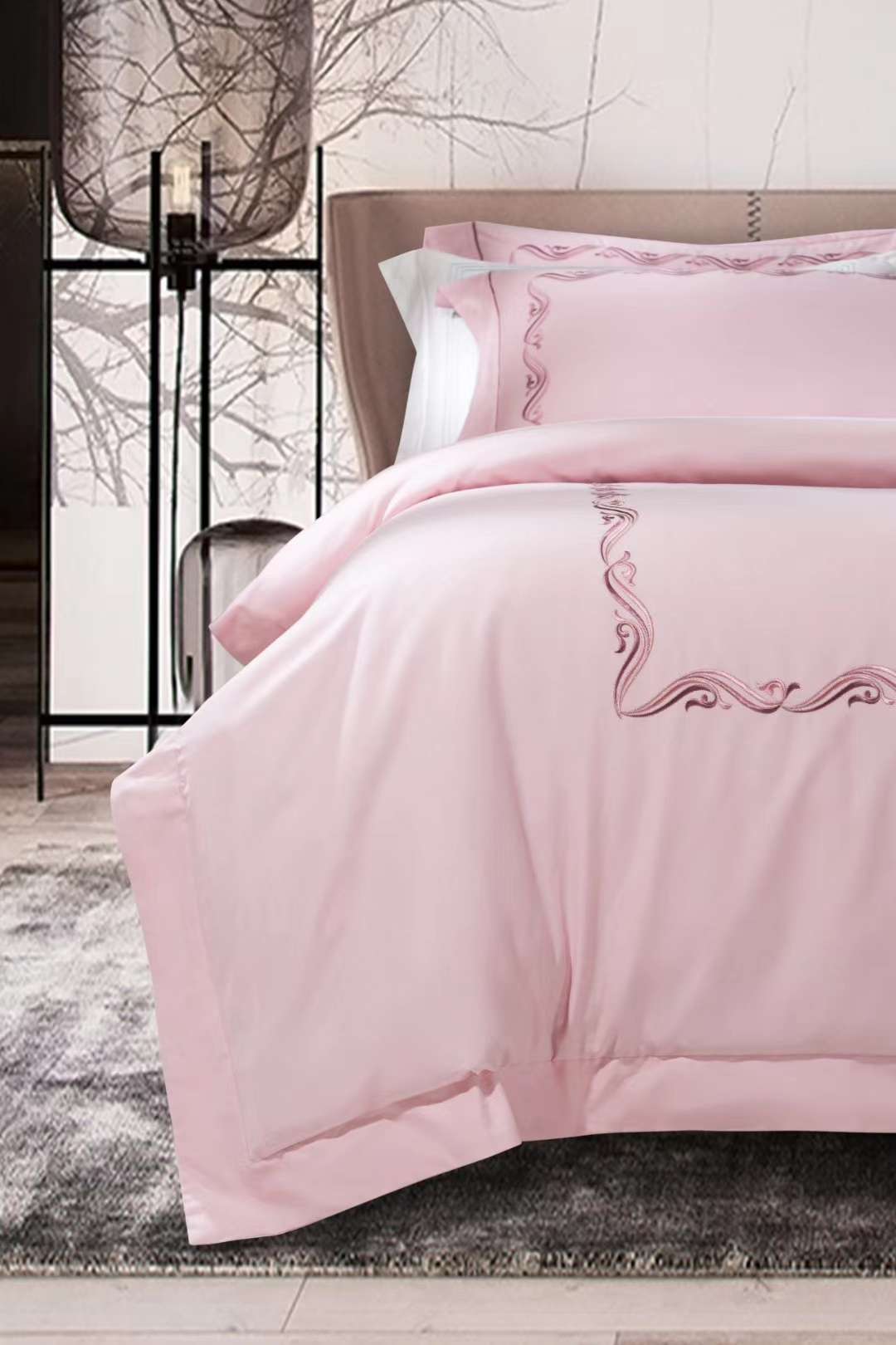 Yiwu Good Goods 100-piece long-staple cotton four-piece set, multi-piece set, pure cotton four-piece set, all-cotton quilt cover, Spring and autumn quilt, gift quilt Application Scenario