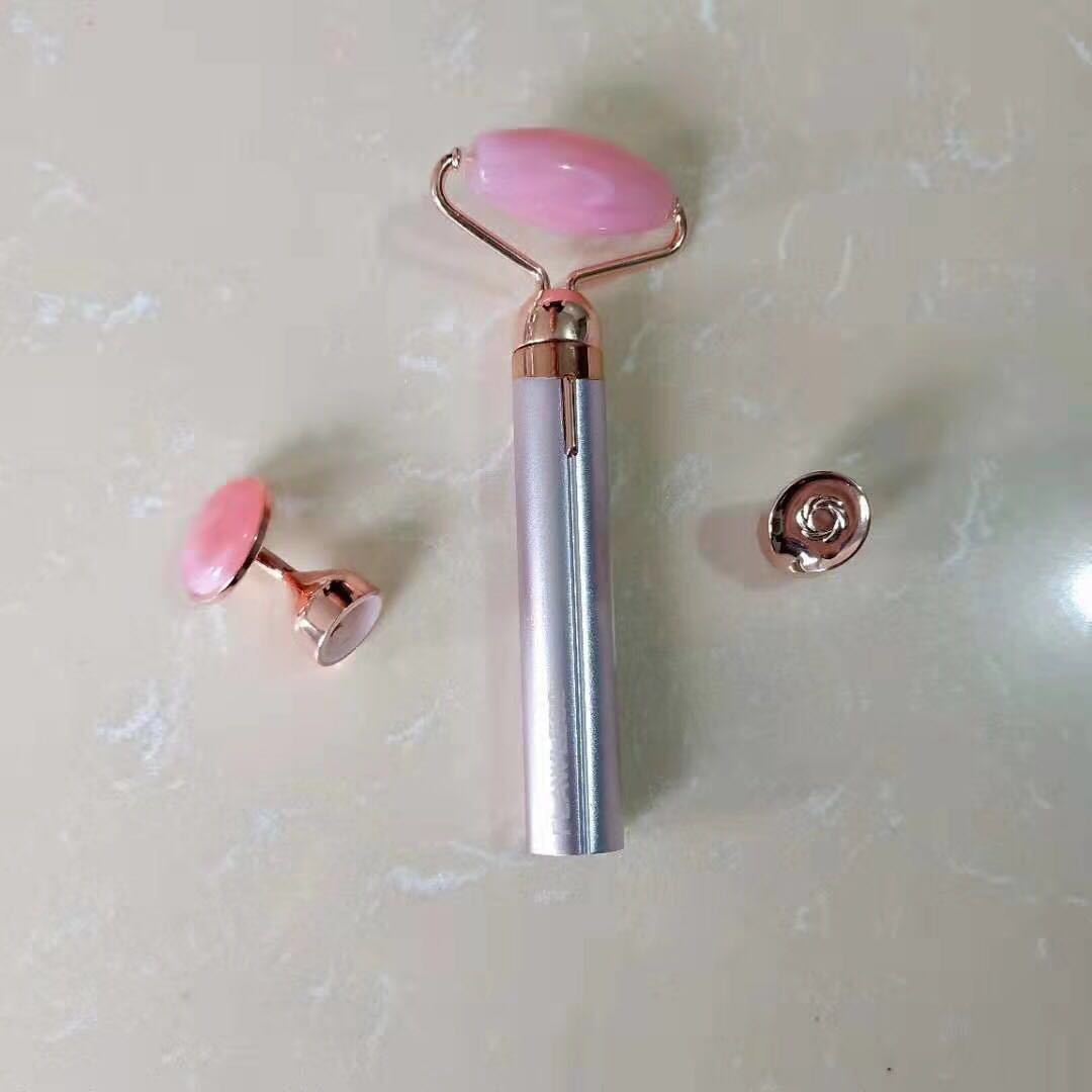 TV's new Contour electric vibrating roller jade face massager slimming device detail image 10