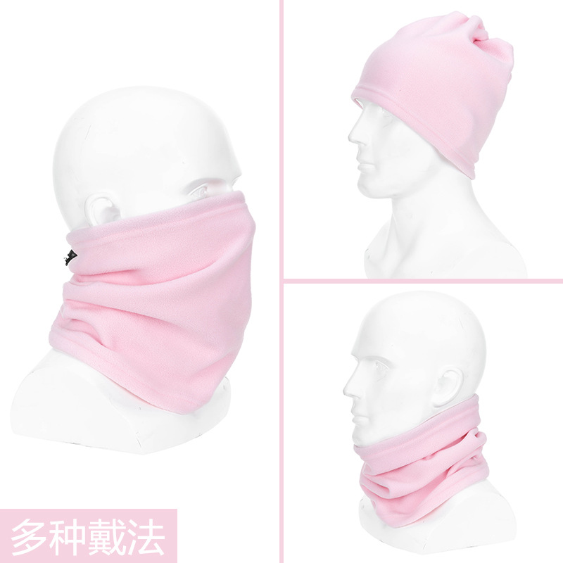 Amazon Autumn Winter Fleece Bib Multi-Functional Fleece Warm Neck Cover Windproof Face Mask Cover Can Be Customized Application Scenario