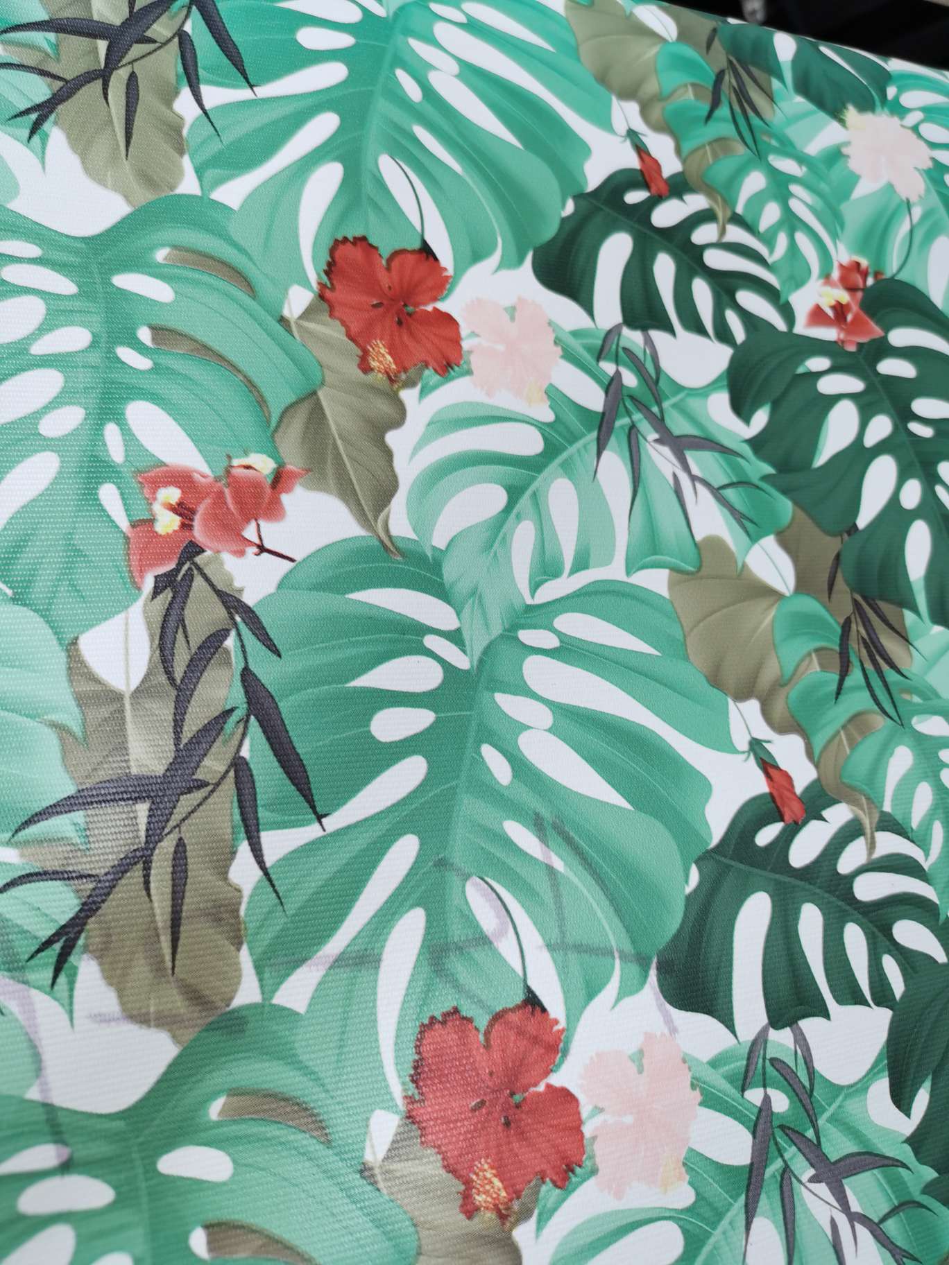 纱线印花大叶款式产品图