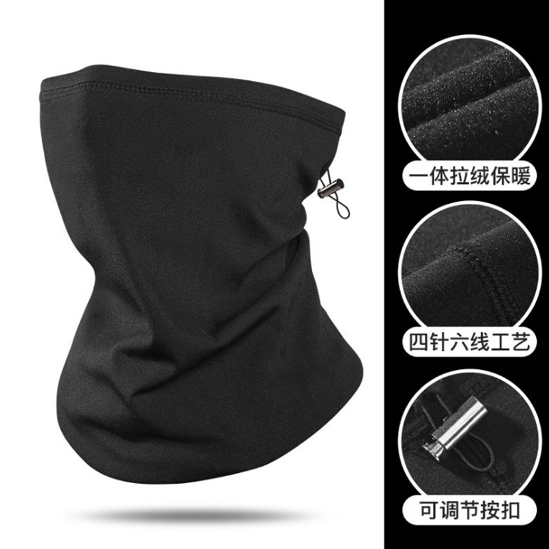 头巾 魔术头巾 可调节阳离子防风保暖围脖户外骑行运动头套护耳弹力脖套详情图2