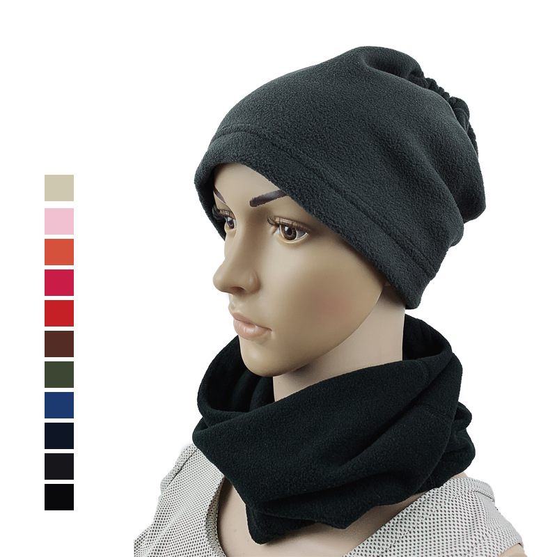 Amazon Autumn Winter Fleece Bib Multi-Functional Fleece Warm Neck Cover Windproof Face Mask Cover Can Be Customized