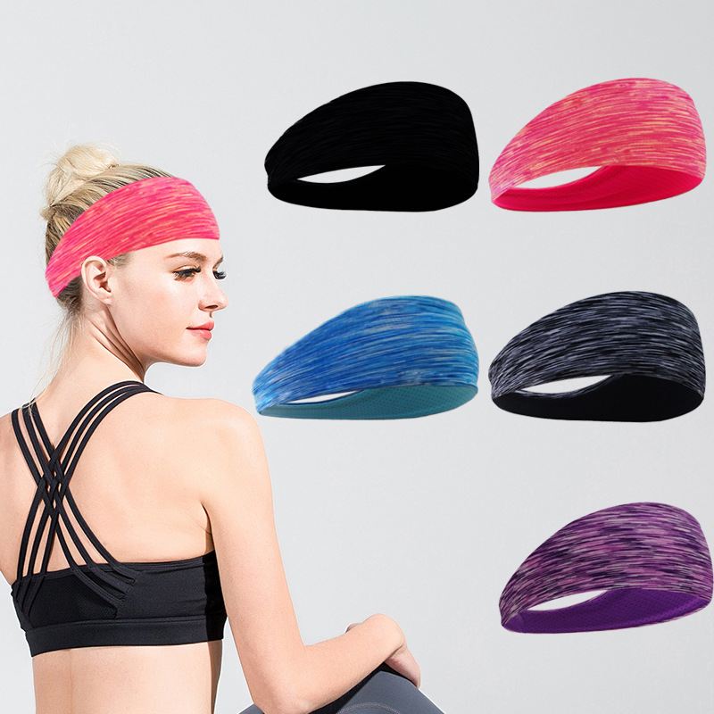 Amazon face wash headscarf, hair tie, sports hair tie, high-elasticity yoga fitness sweat guide head, basketball hair tie detail image 4