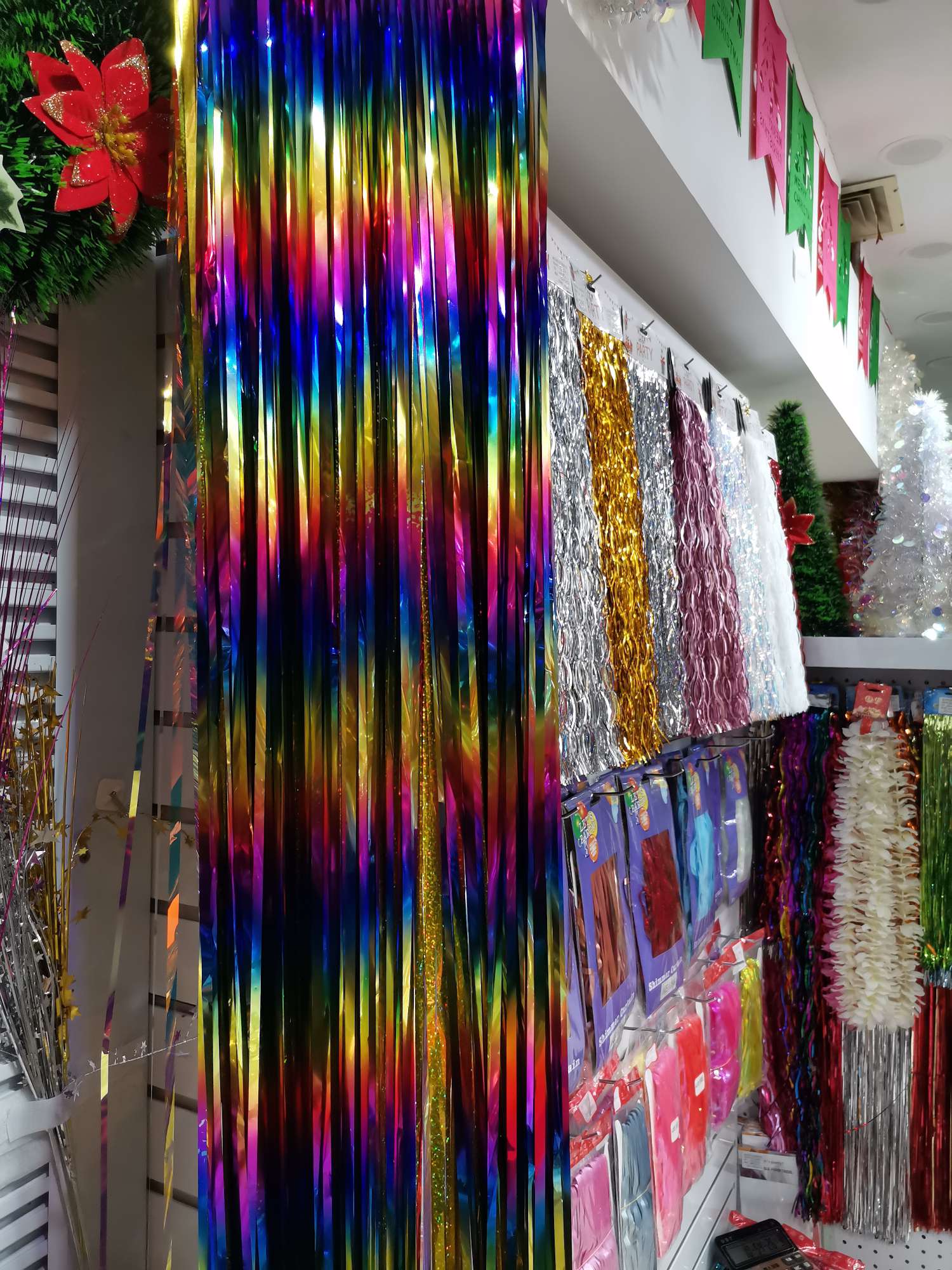 雨丝帘/雨丝/雨丝门帘白底实物图