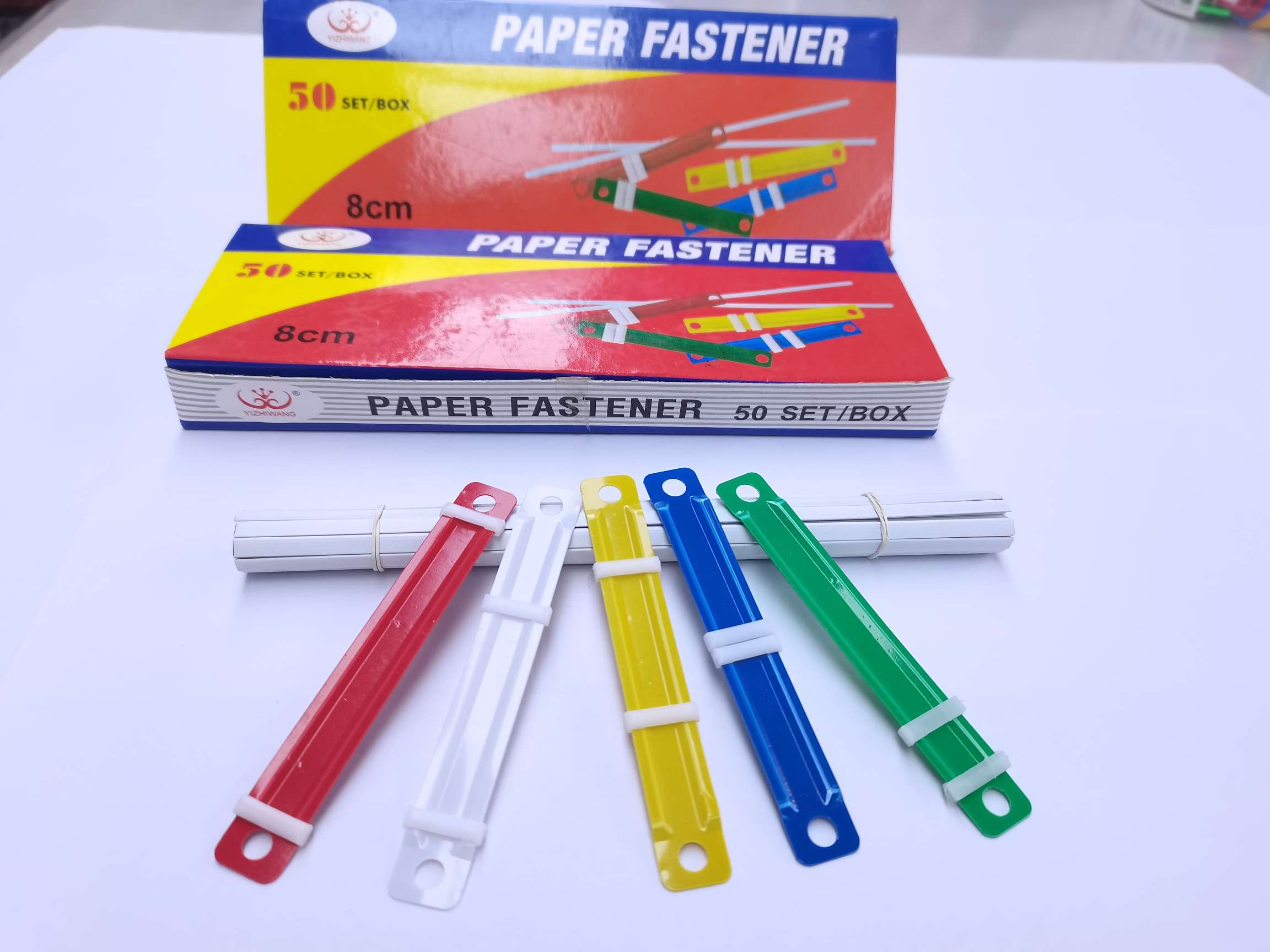 Yizhi King 2004 plastic binding clips, 50 sets per box. detail image 1