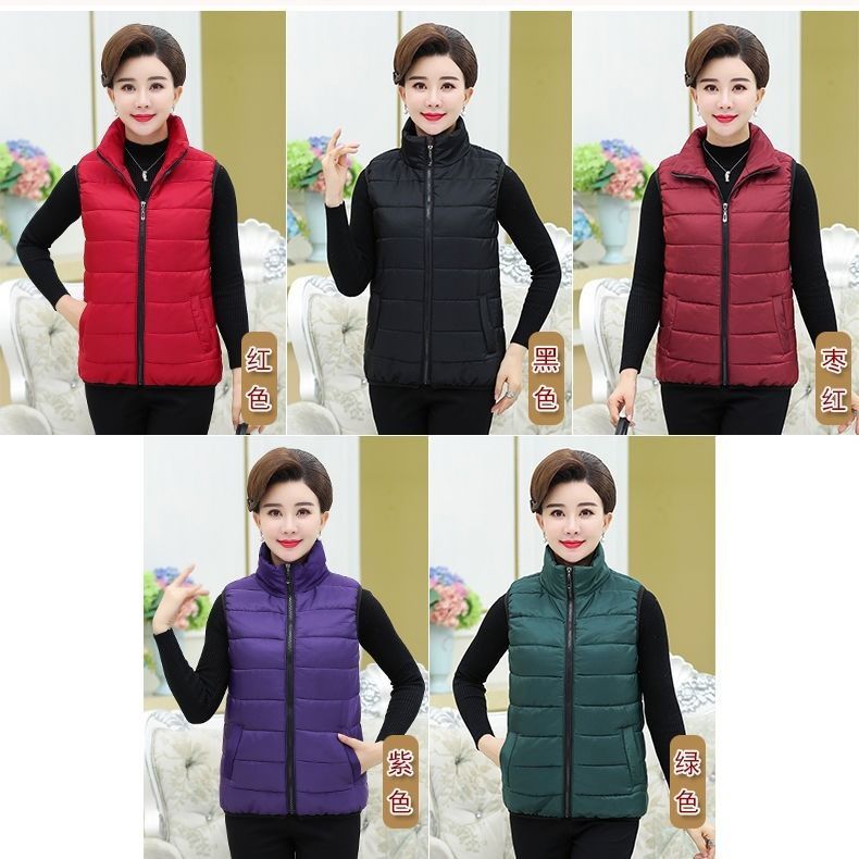 Ladies down cotton vest autumn/winter thickening lamb down vest female short style thumbnail