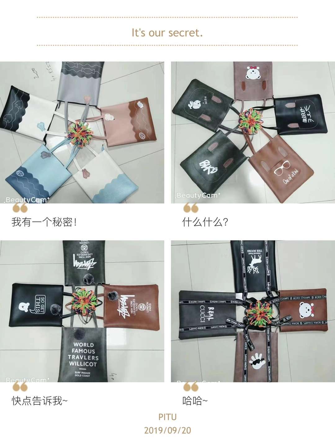 Single shoulder bag PU bag details Picture