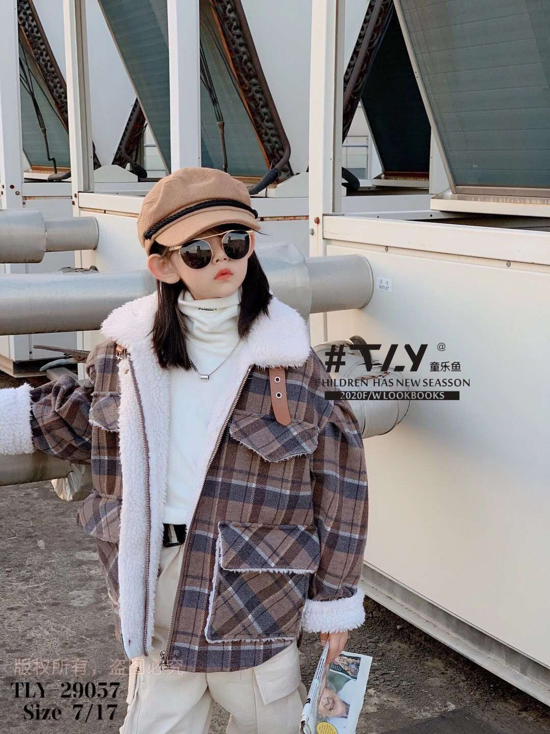 Plaid coat lady thumbnail