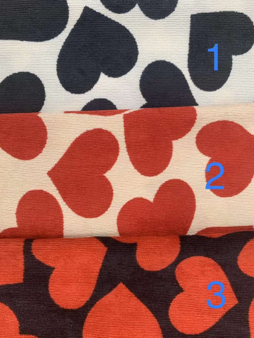 当季新款爆款厂家直销批发零售有现货灯芯绒  印花布 3色款