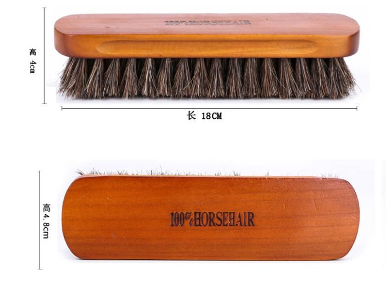 Mixed horsehair wood brush, cleaning brush, shoe brush, wooden handle brush 615 Specification image
