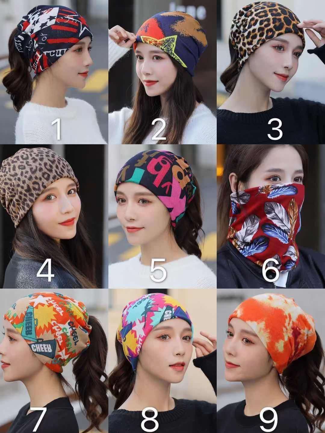 Versatile twist-off cap scarf