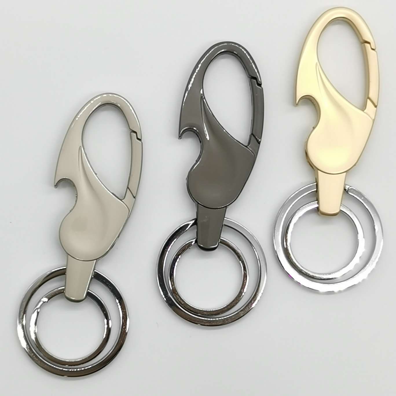 汽车钥匙扣厂家直销品胜8728珍珠叻色系匙扣男女腰挂钥匙链双环钥匙圈礼品热销汽车钥匙扣详情5