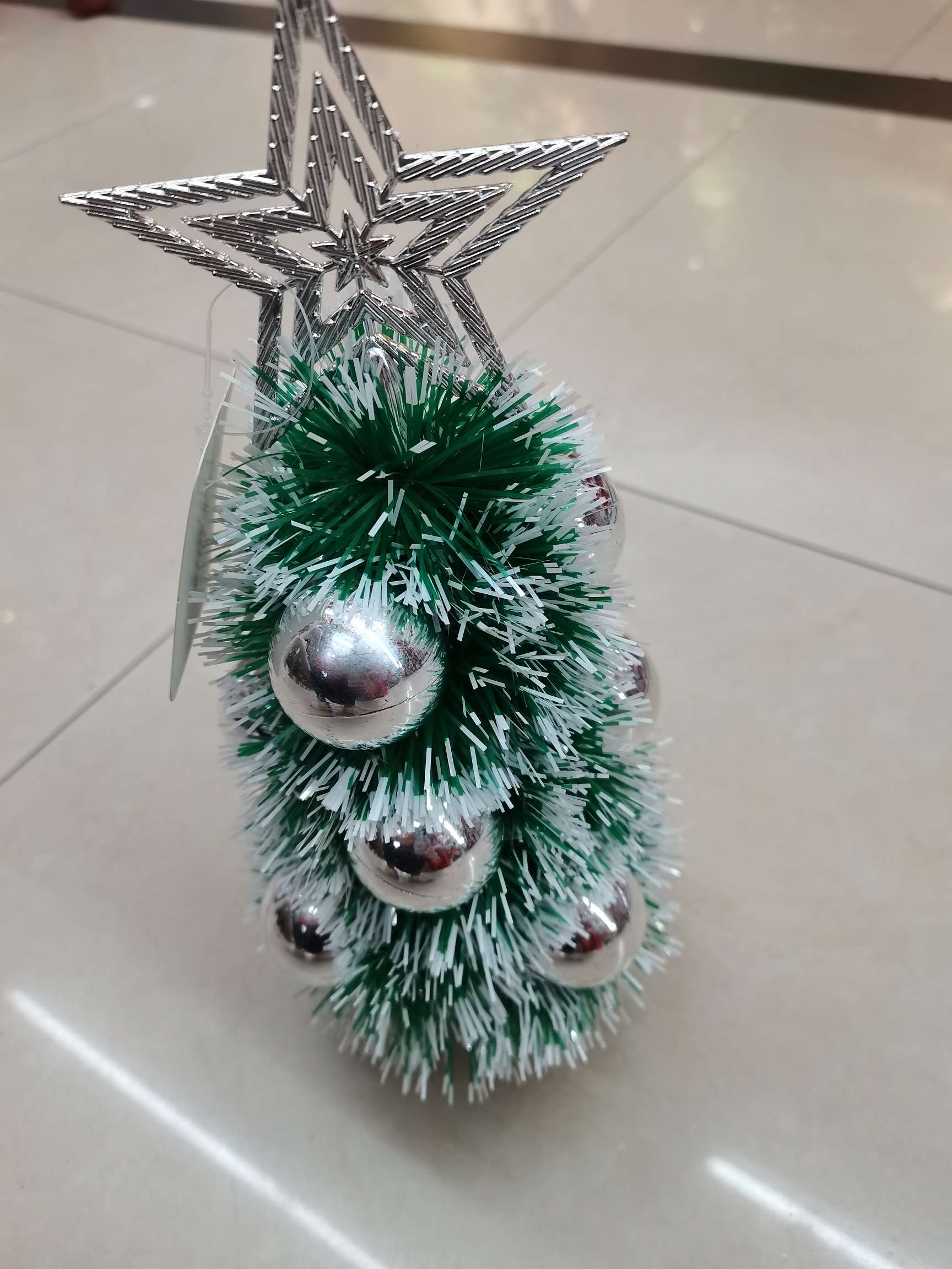 Christmas decorative tree in green
