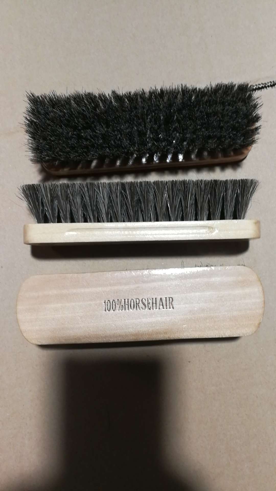 Mixed horsehair wood brush, cleaning brush, shoe brush, wooden handle brush 615 Application Scenario