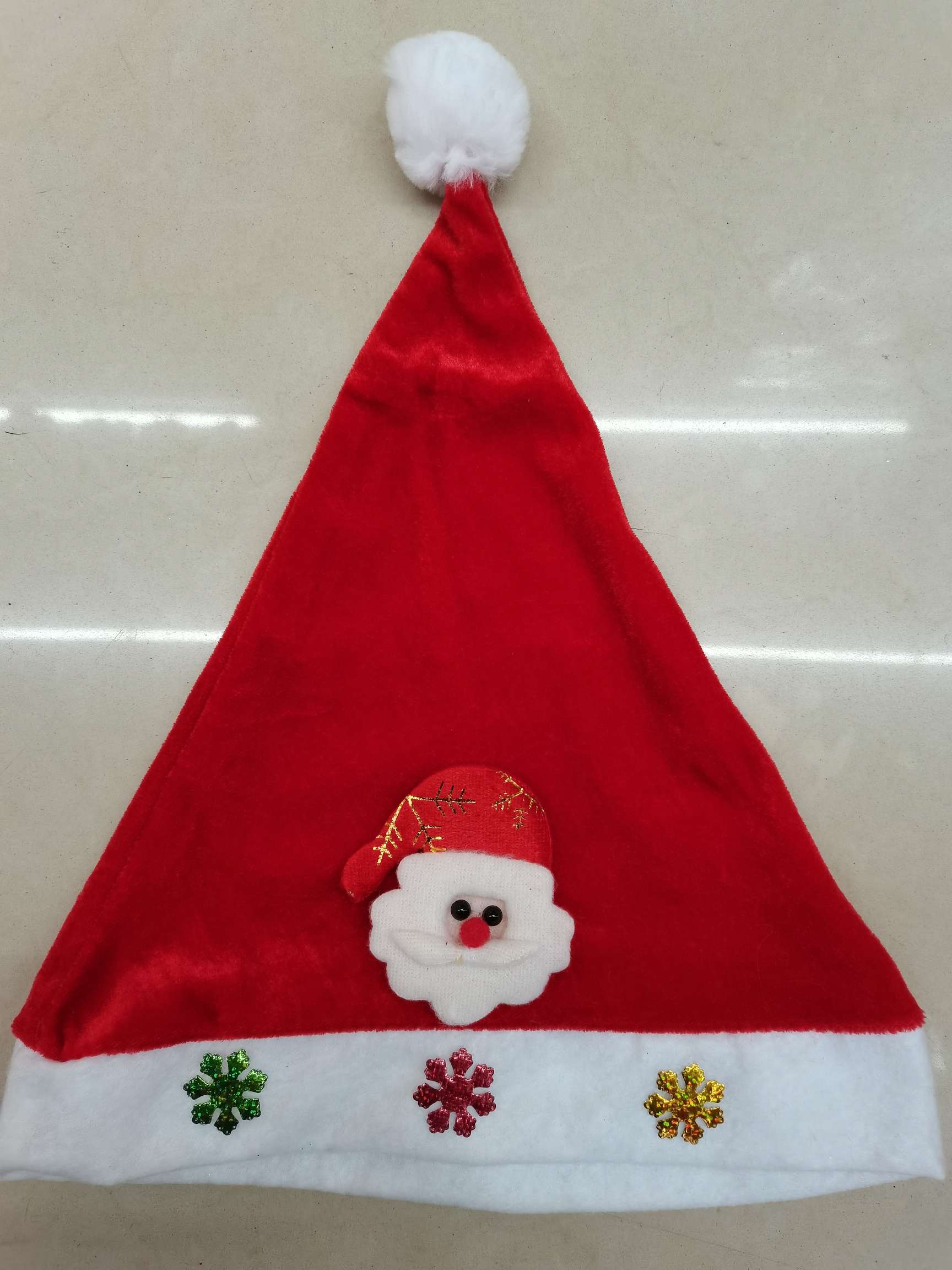 老人雪花圣诞帽，儿童帽，电子帽，款式多样品齐圣诞装饰品DC9156-6