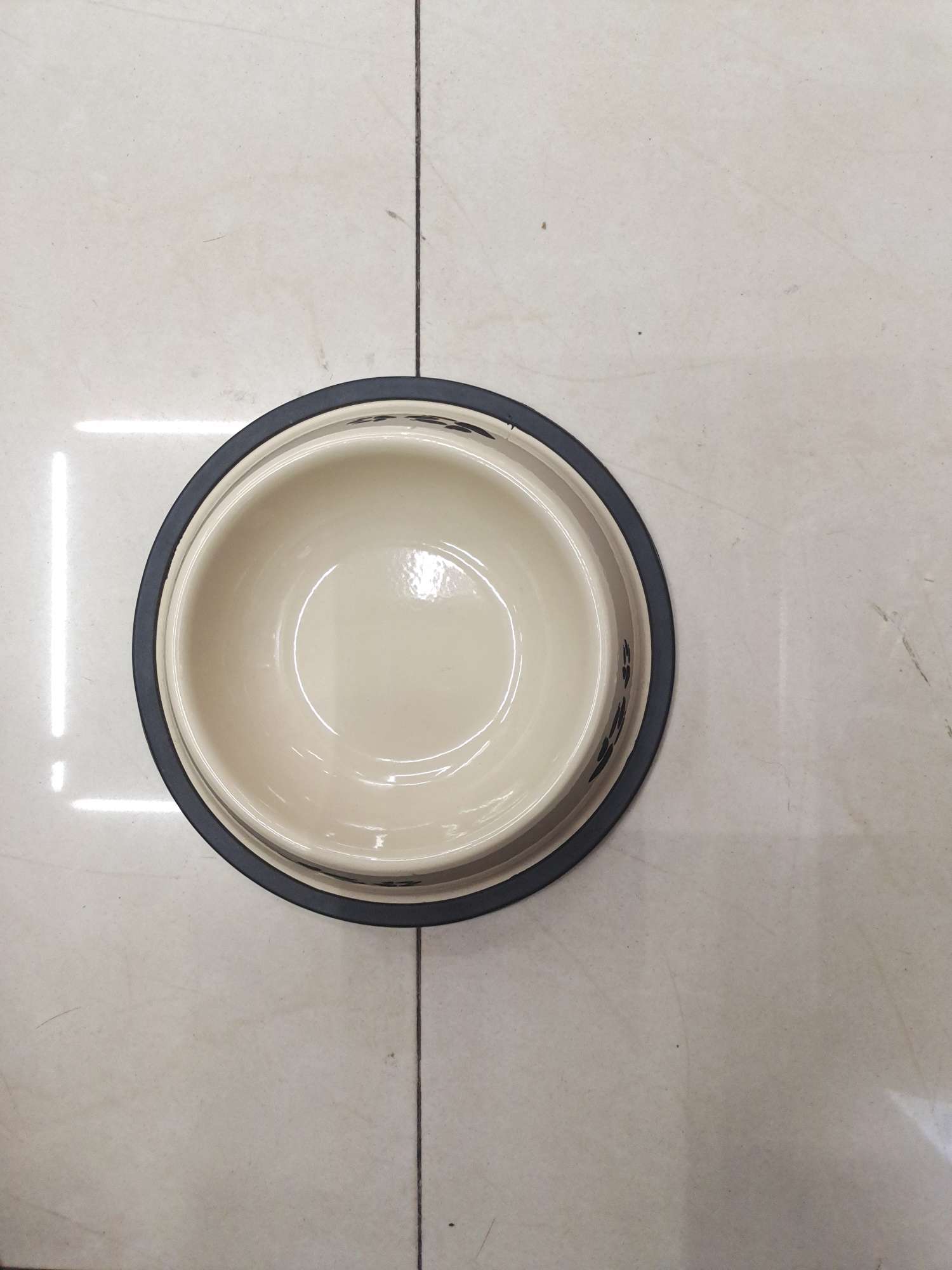 15-inch double-footprint stainless steel pet basin details Picture