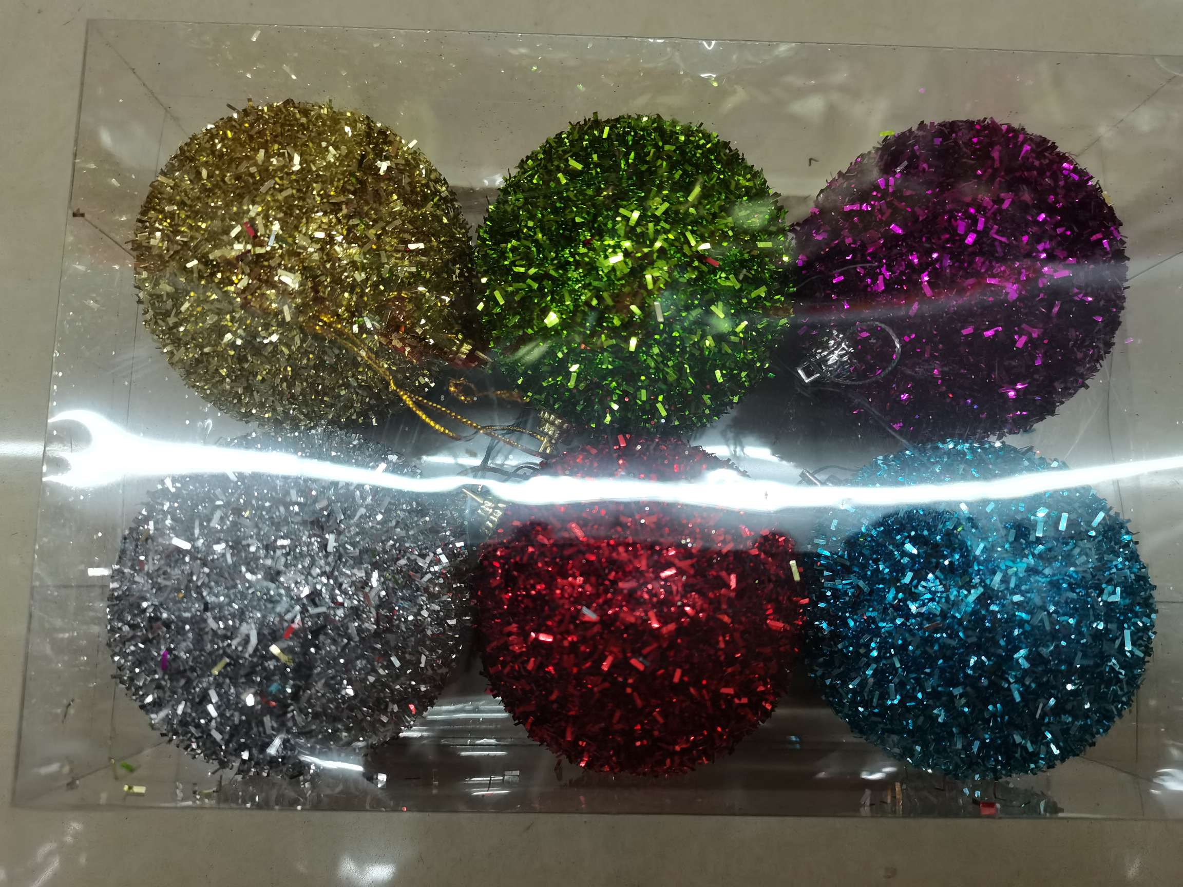 Colorful Christmas balls
