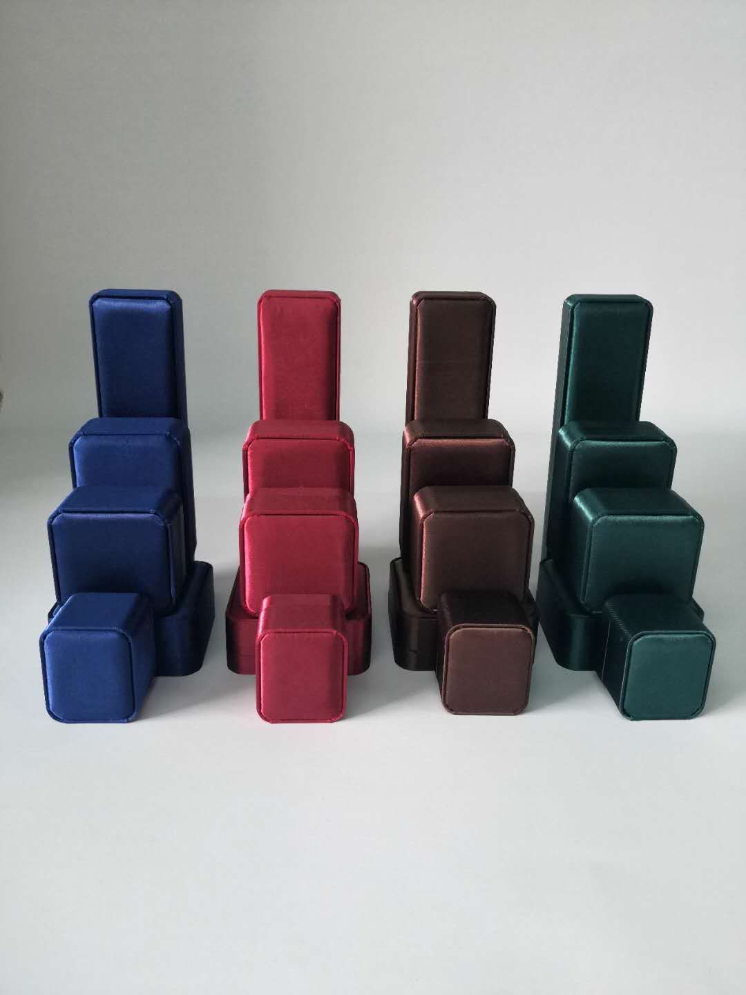 Rounded corner jewelry box, gauze low-top fabric bag, ring, pendant, bracelet, necklace