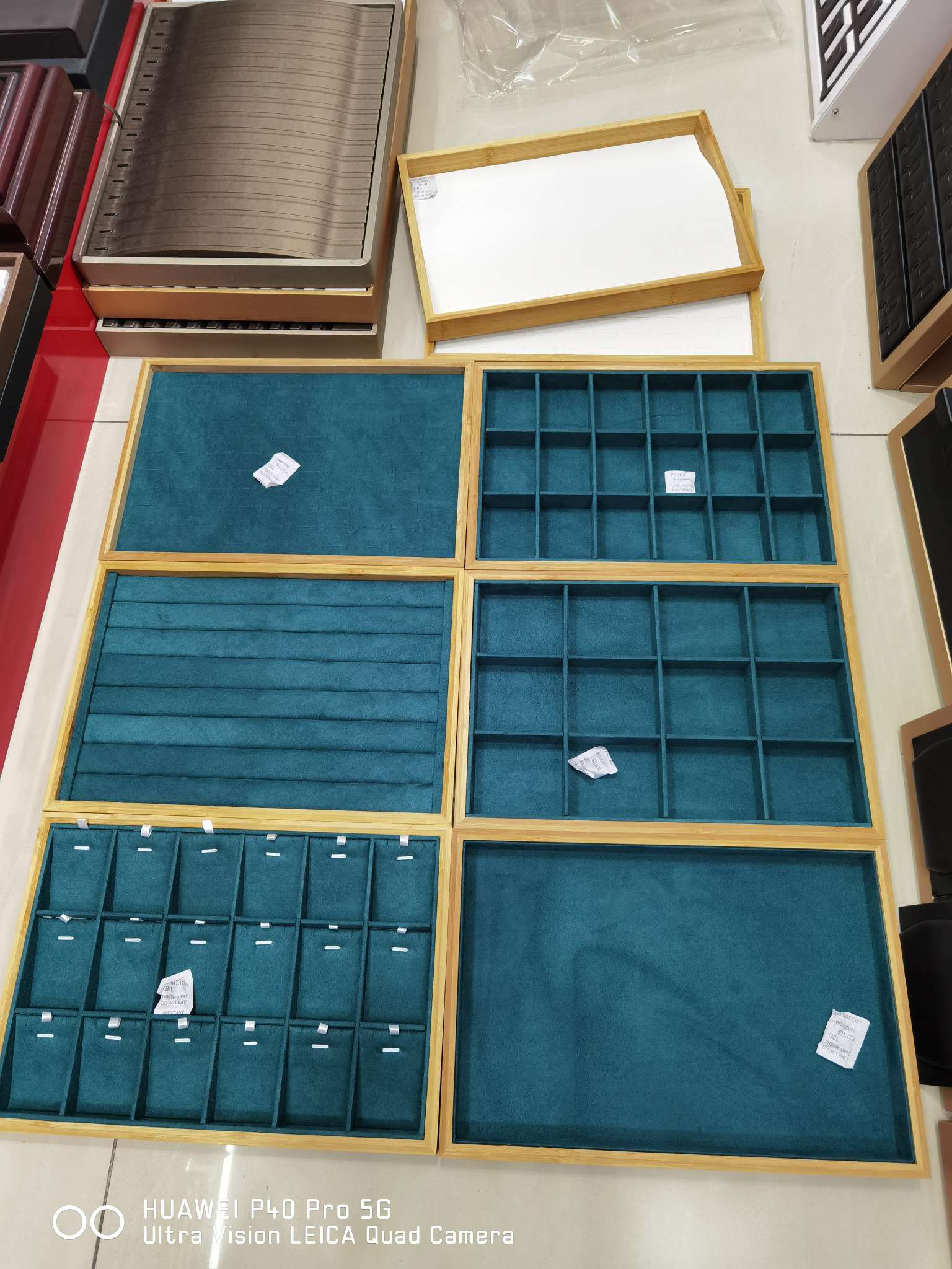 High-end microfiber discs, rings, pendants, bracelets, 12-grid, 18-grid, 24-grid, 18-grid pendant discs