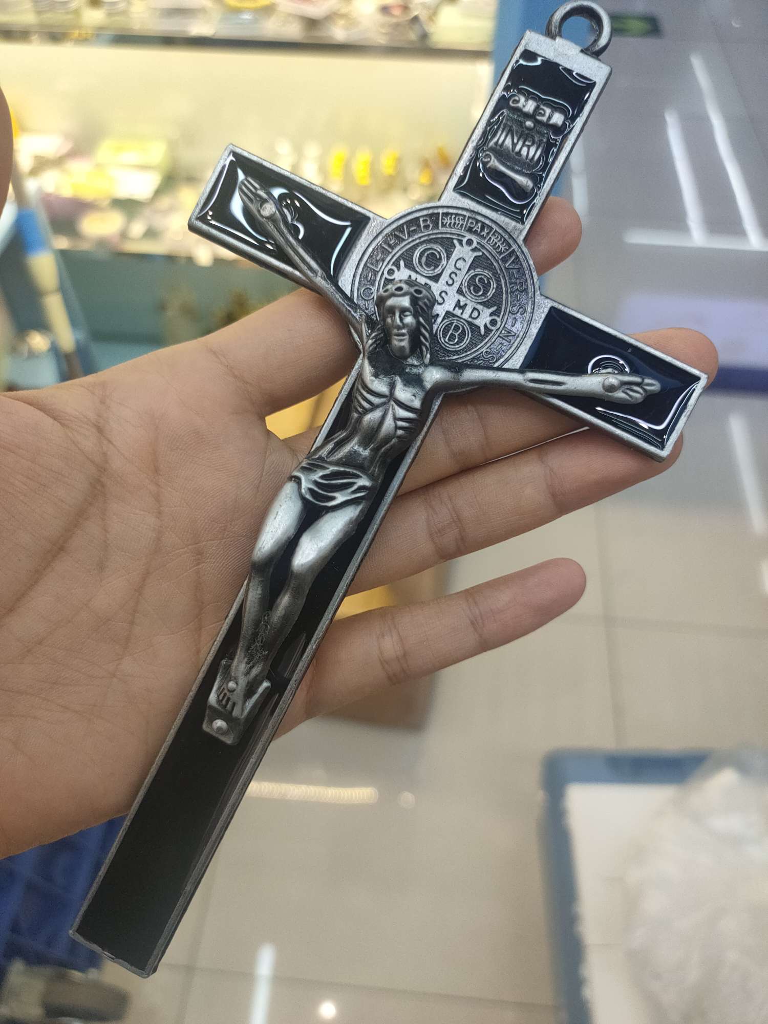 Metal oil drip religious supplies accessories for crosses Item Picture