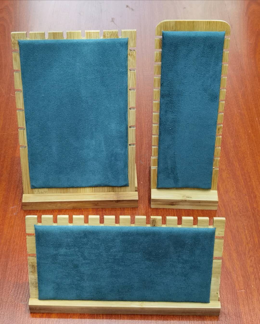 High-end microfiber display stand