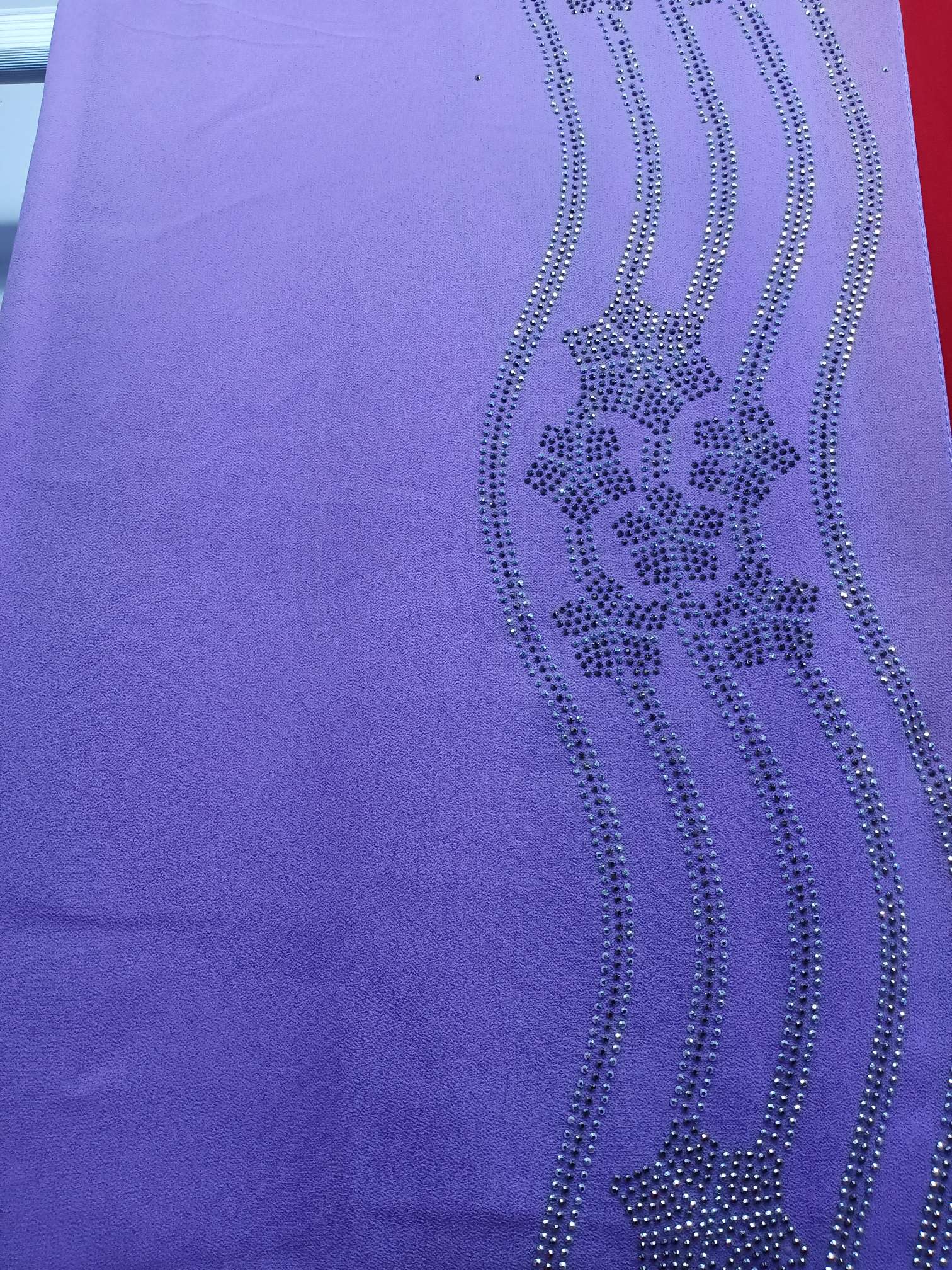 Hot diamond Dubai headscarf, women's travel sun protection headscarf, breathable bestseller clothing, plum blossom chiffon silk Xinjiang Mubao headscarf 8