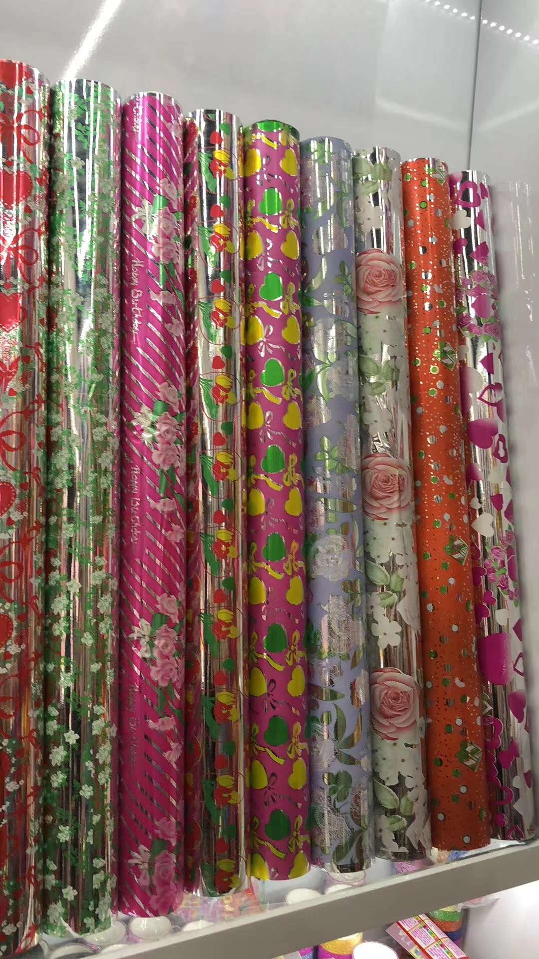 Colorful wrapping paper rolls, exquisite gift box wrapping paper, 100-meter package, suitable for DIY gift packaging by hand pic 1