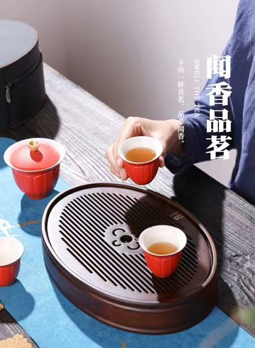 Alto grado sebo de cabra jade pintado a mano cerámica juego de té taoli home 006 undefined