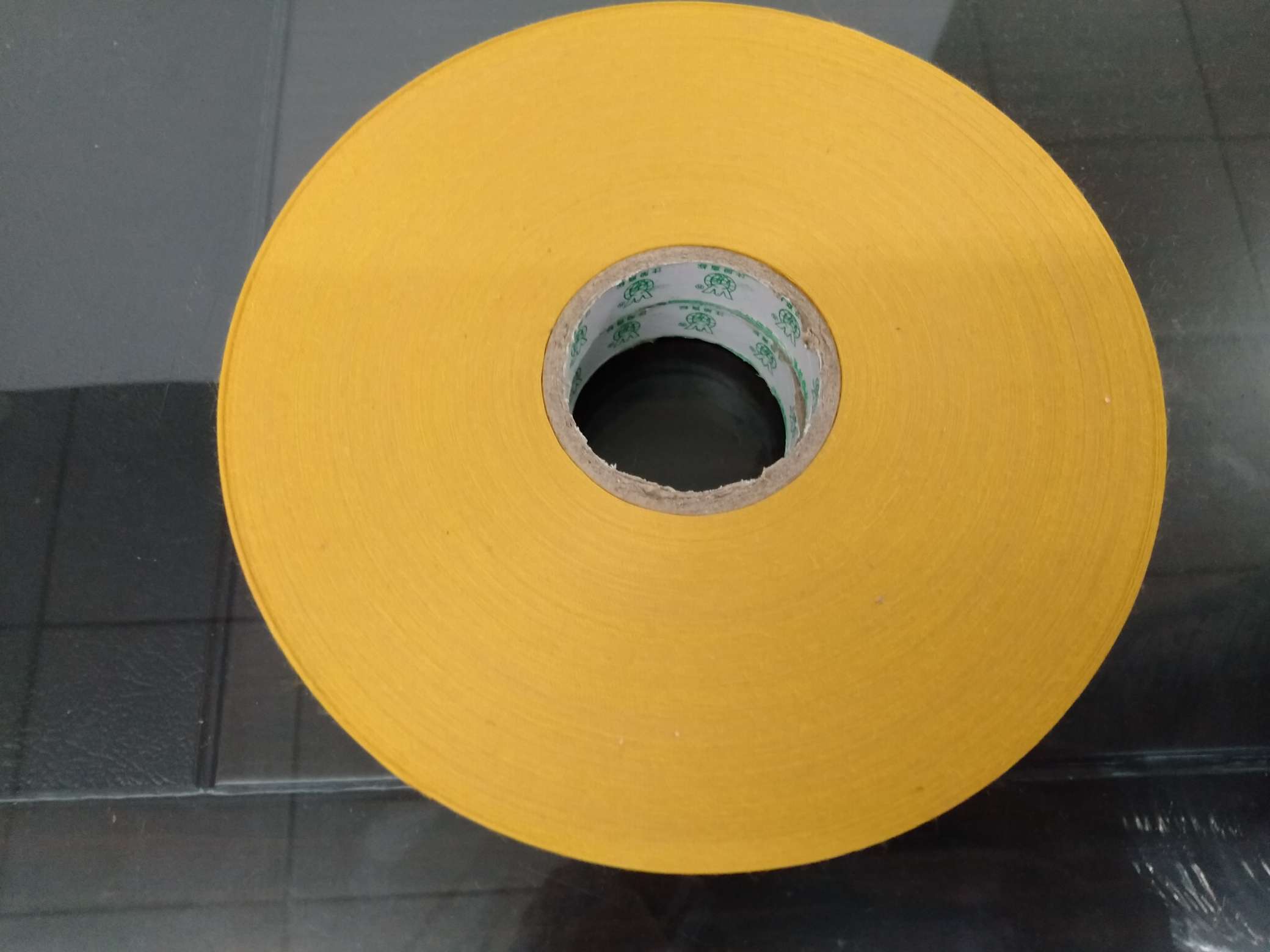 黄色拉链配件布胶1.5cm图