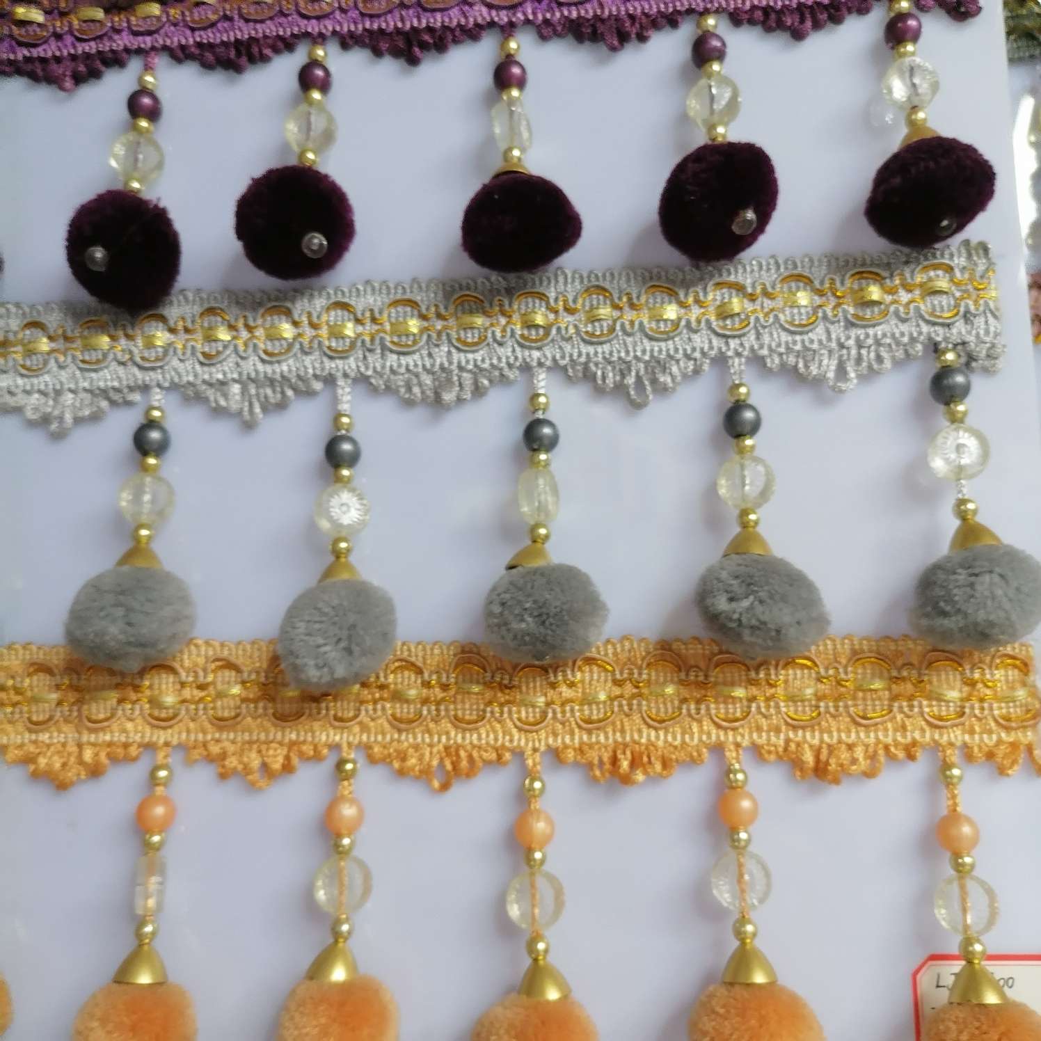 Curtain accessories lace LJY0400 a board of 12 meters thumbnail