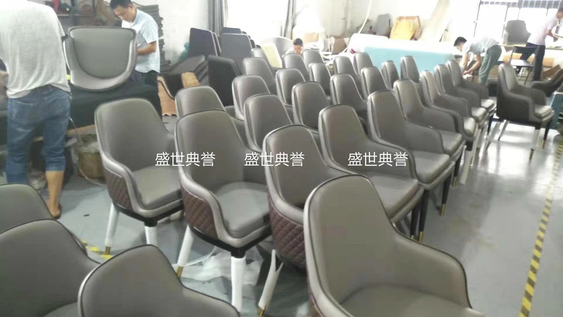 Huzhou Resort Hotel luxury private room solid wood chairs, Nordic modern VIP chairs, villa light luxury armchairs, hotel lobby negotiation chairs detail image 20