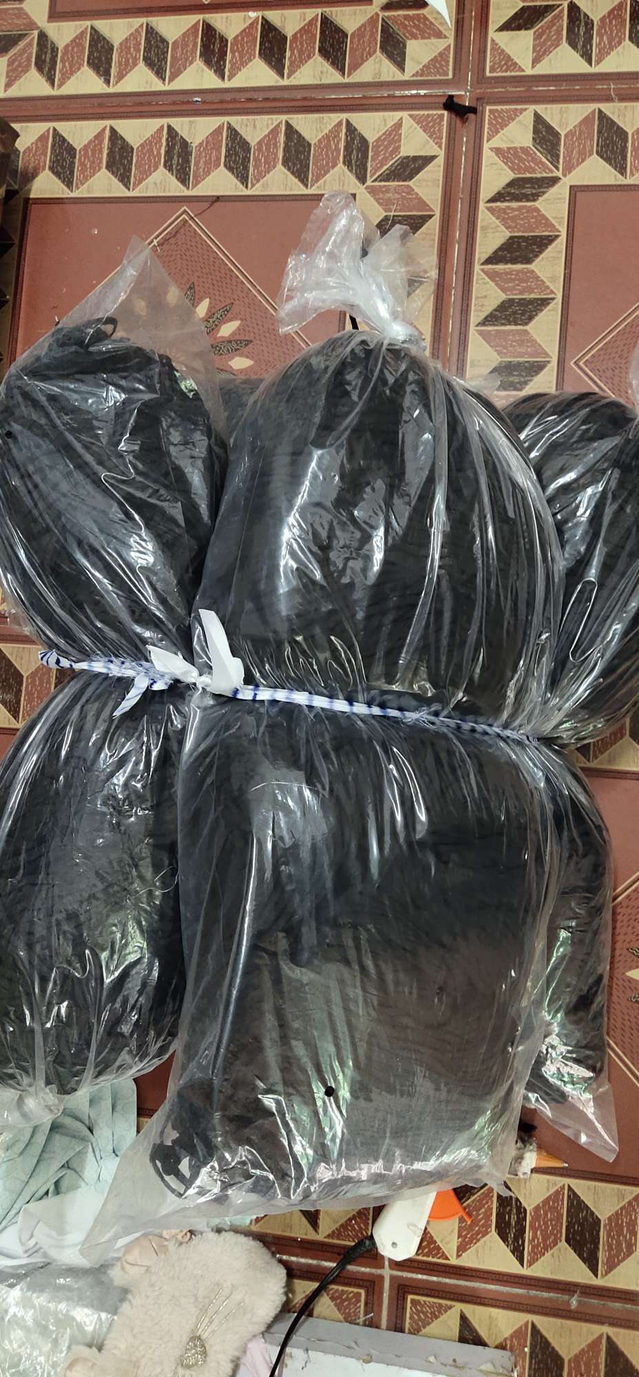 0.5扁口罩绳黑色16针