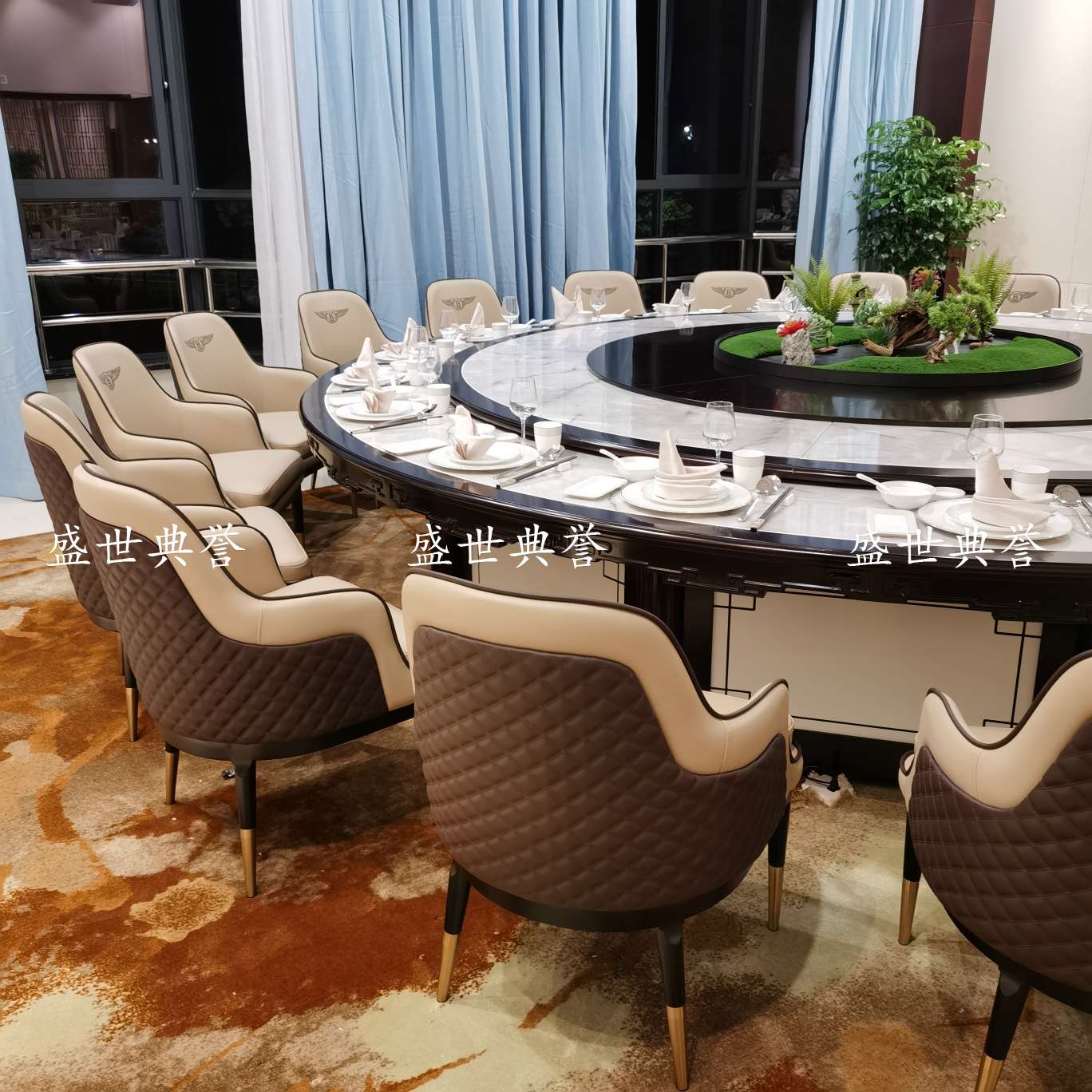 Huzhou Resort Hotel luxury private room solid wood chairs, Nordic modern VIP chairs, villa light luxury armchairs, hotel lobby negotiation chairs